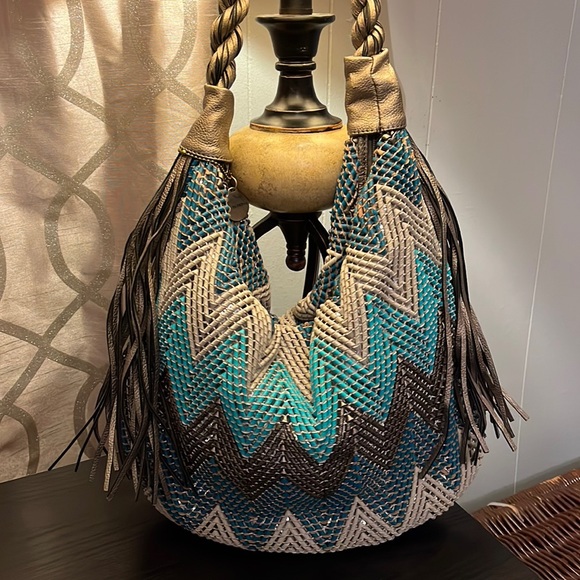 Big Buddha Bags Big Buddha Sequence Zig Zag Shoulder Bag Poshmark
